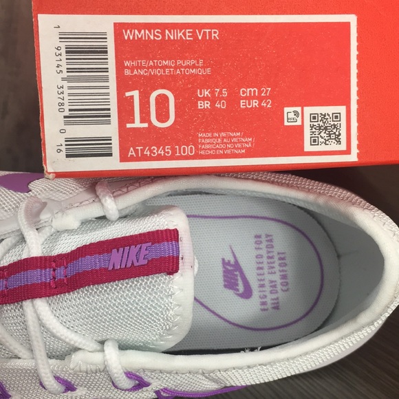 NIKE WMNS VTR white/atomic purple - Picture 8 of 8